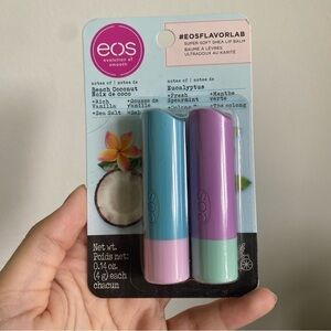 FREE GIFT W 100$ PURCHASE 🆓💸 • EOS Lip Balm Set • Coconut Eucalyptus Flavour